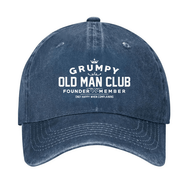 Grumpy Old Man Club Verstellbare Baseballkappe