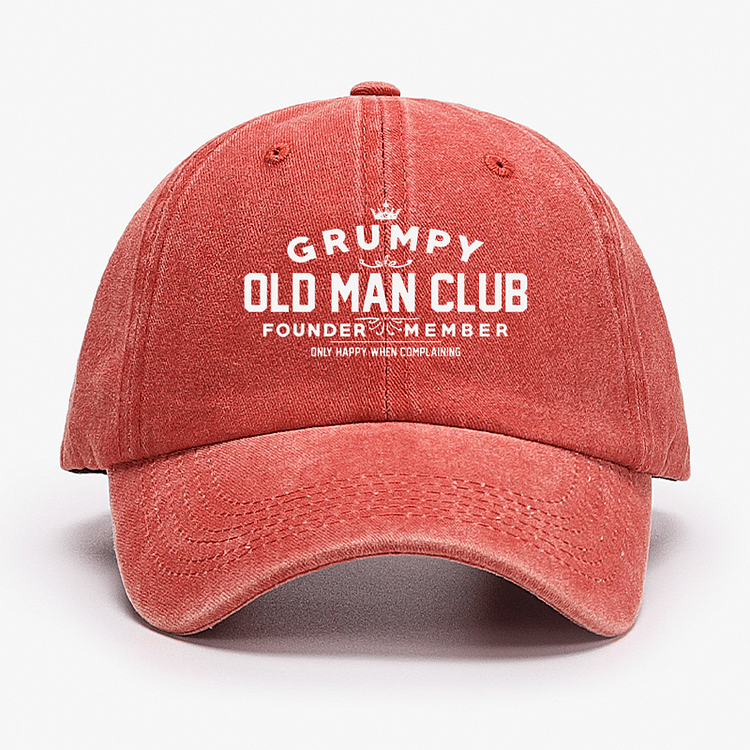 Grumpy Old Man Club Verstellbare Baseballkappe