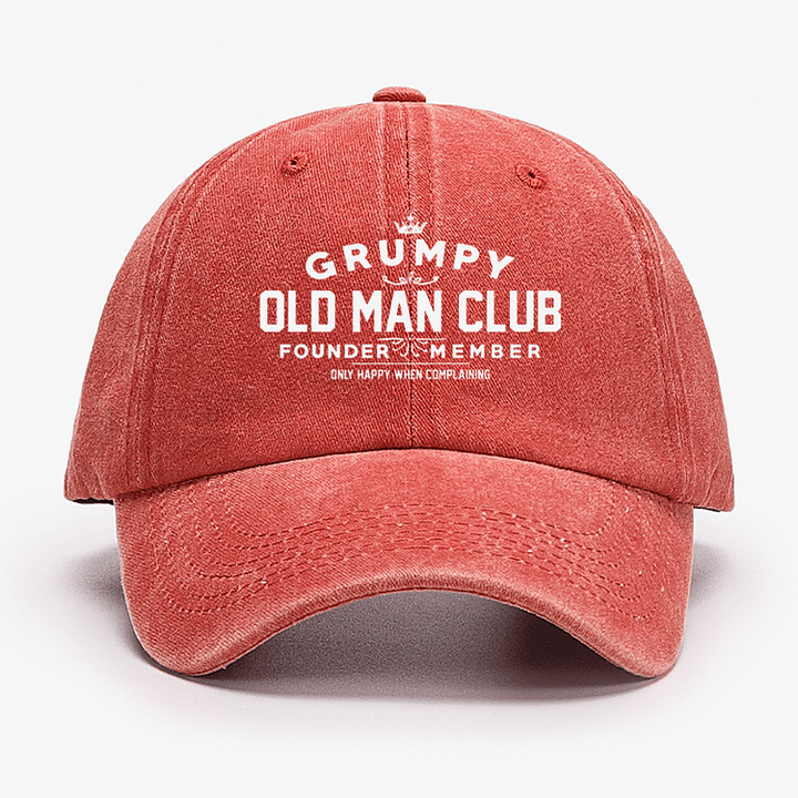 Grumpy Old Man Club Verstellbare Baseballkappe