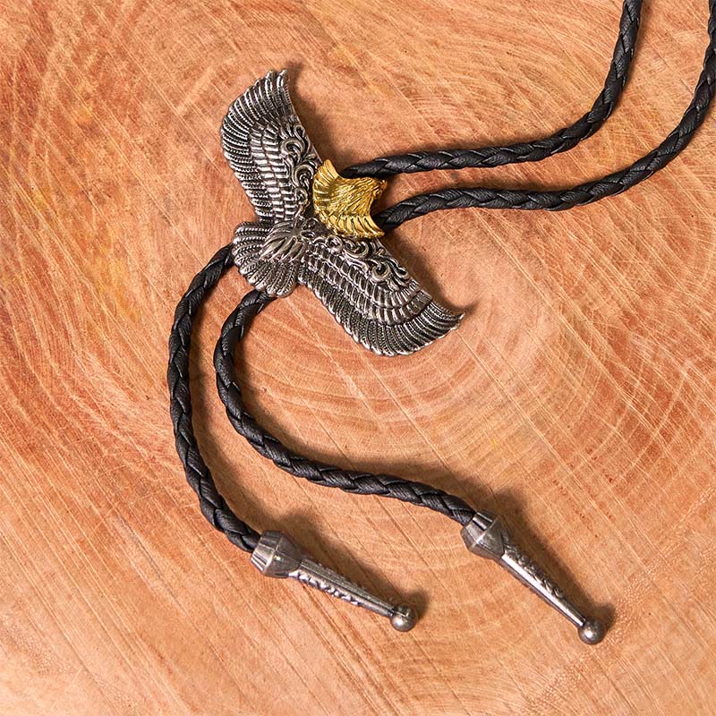 Adlerflagge DIY Gürtelschnalle mit verstecktem Messer und Adler-Bolo-Krawatte-Bundle-Set - image 4