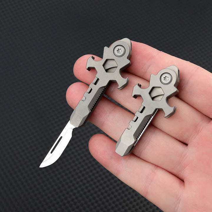 Cross Multifunktionaler Titan Mini-Klappmesser-Schlüsselanhänger