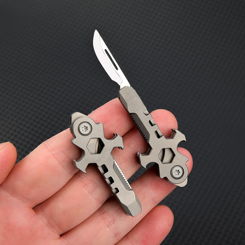 Cross Multifunktionaler Titan Mini-Klappmesser-Schlüsselanhänger