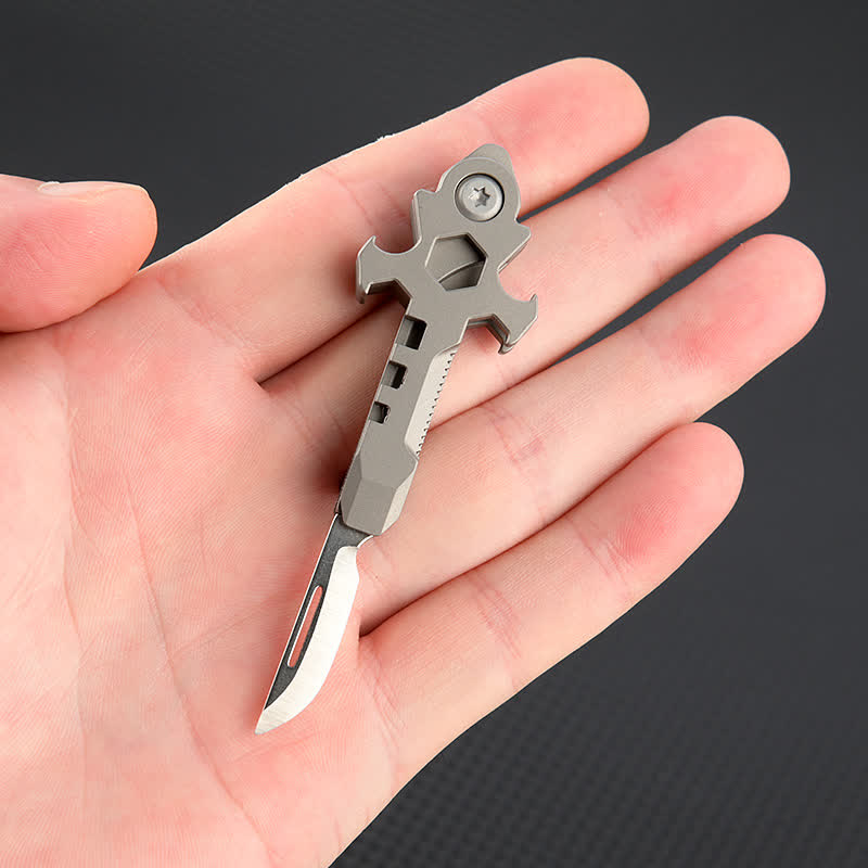 Cross Multifunktionaler Titan Mini-Klappmesser-Schlüsselanhänger