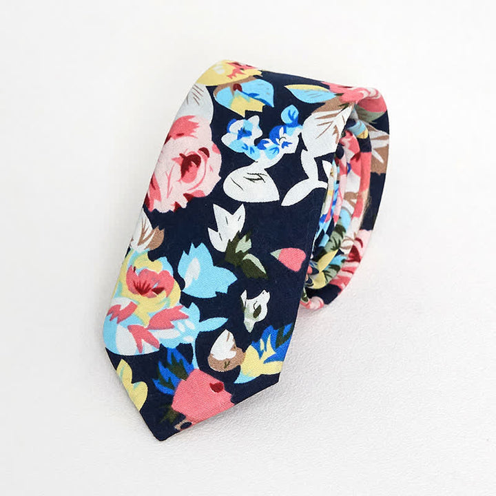 Herren Vintage Liberal Floral Krawatte