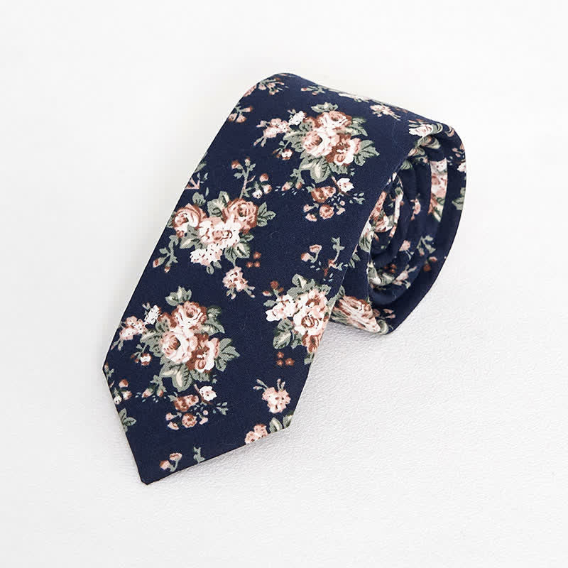 Herren Vintage Liberal Floral Krawatte