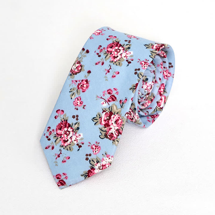 Herren Vintage Liberal Floral Krawatte