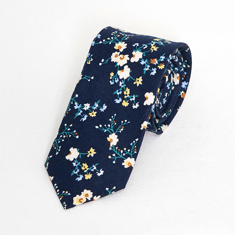 Herren Vintage Liberal Floral Krawatte