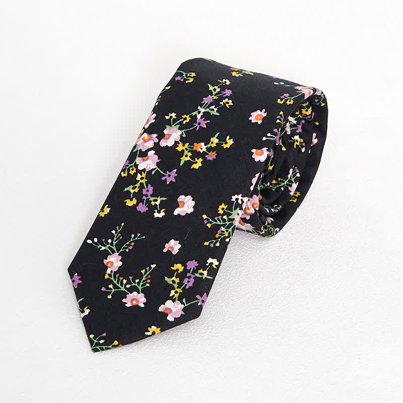 Herren Vintage Liberal Floral Krawatte