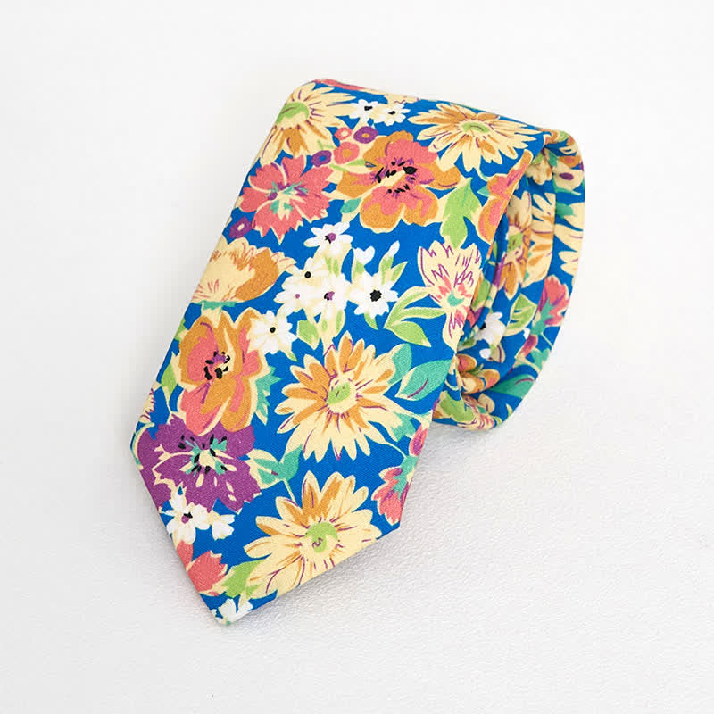 Herren Vintage Liberal Floral Krawatte