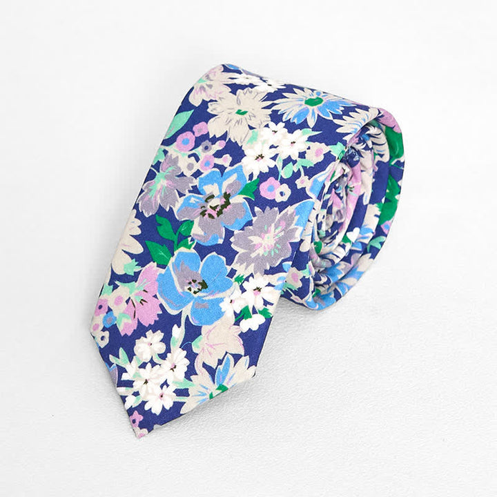 Herren Vintage Liberal Floral Krawatte