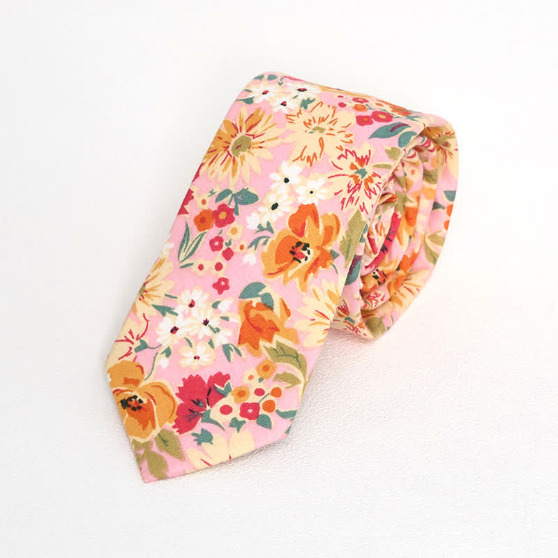 Herren Vintage Liberal Floral Krawatte