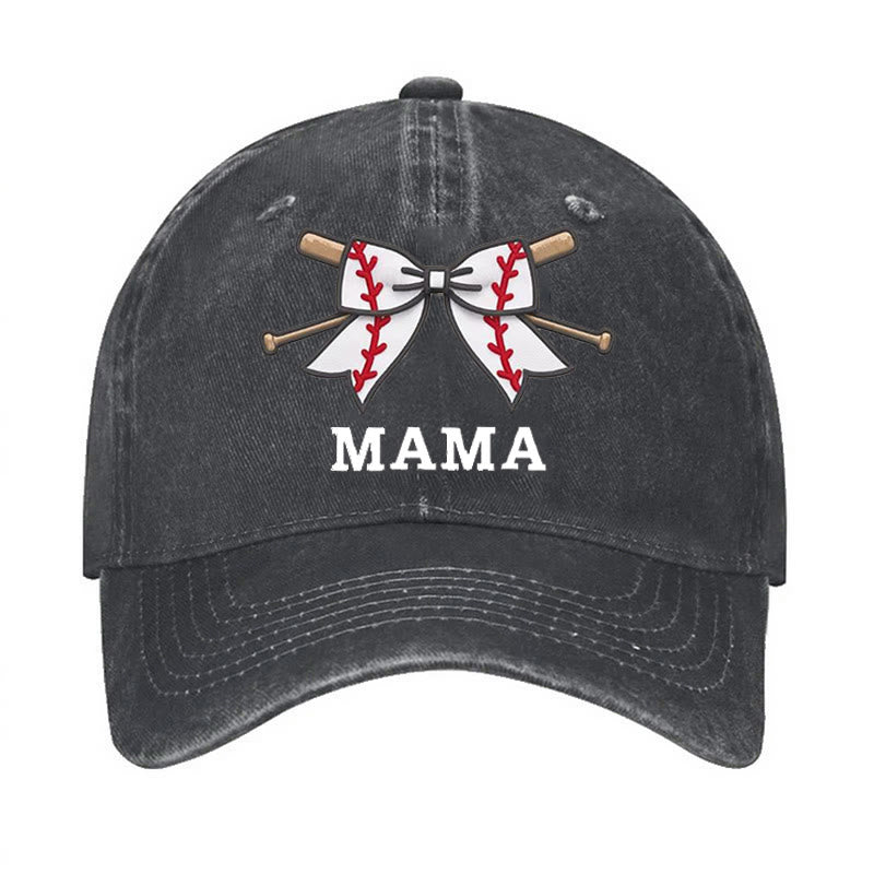 Baseball Mama Verstellbare Baseballkappe