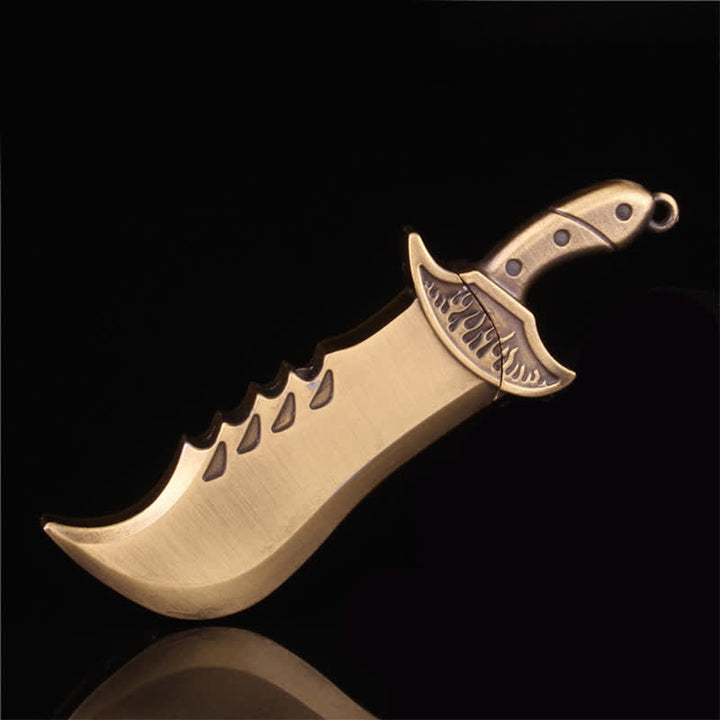 Kreative, innovative Form, Mini-Butanfeuerzeug aus Metall - Bronzemesser - image 16