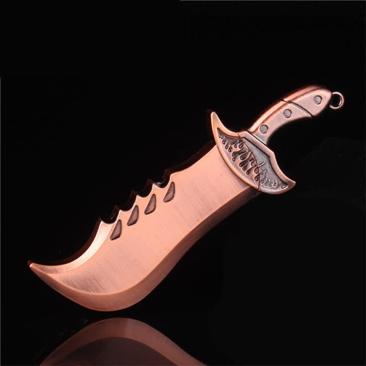 Kreative, innovative Form, Mini-Butanfeuerzeug aus Metall - Messer aus Rotbronze - image 18