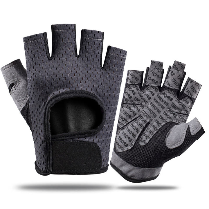Atmungsaktive, leichte fingerlose Handschuhe zum Radfahren und Gewichtheben im Fitnessstudio