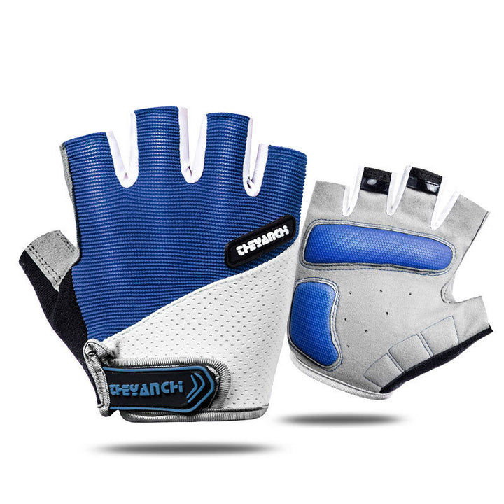 Anti-Rutsch-Halbfingerhandschuhe für Outdoor-Radfahren, Unisex