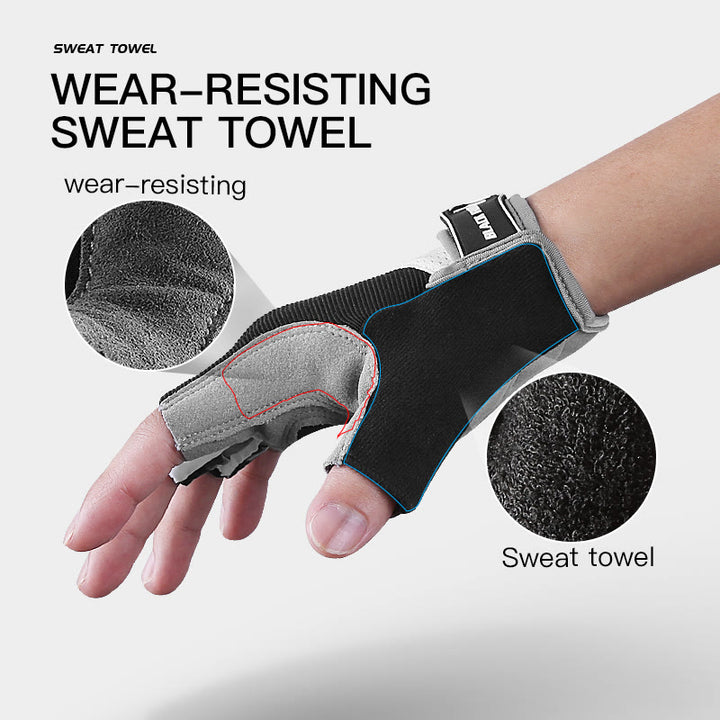 Anti-Rutsch-Halbfingerhandschuhe für Outdoor-Radfahren, Unisex