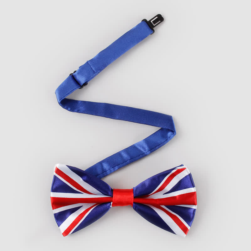 Herren Fliege mit britischer Flagge, patriotische Party-Krawatte