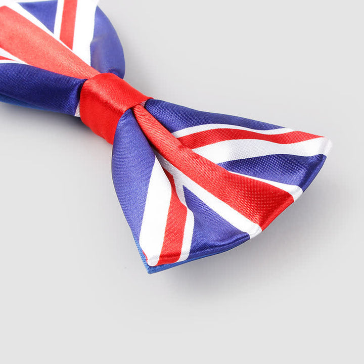 Herren Fliege mit britischer Flagge, patriotische Party-Krawatte