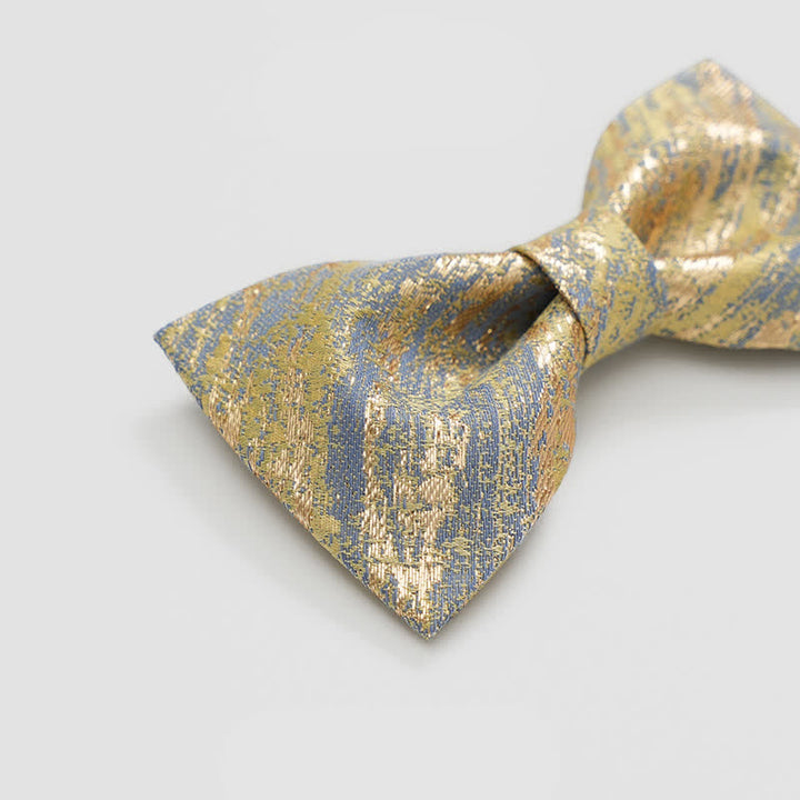 Klassische Gold Glitzer Smoking Fliege für Herren