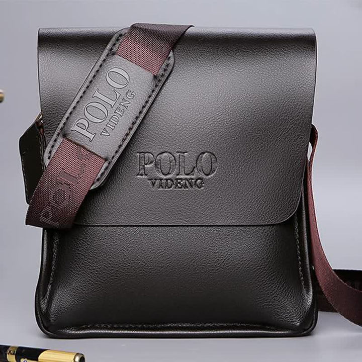 Klassische Messenger Bag mit mehreren Taschen und großem Fassungsvermögen