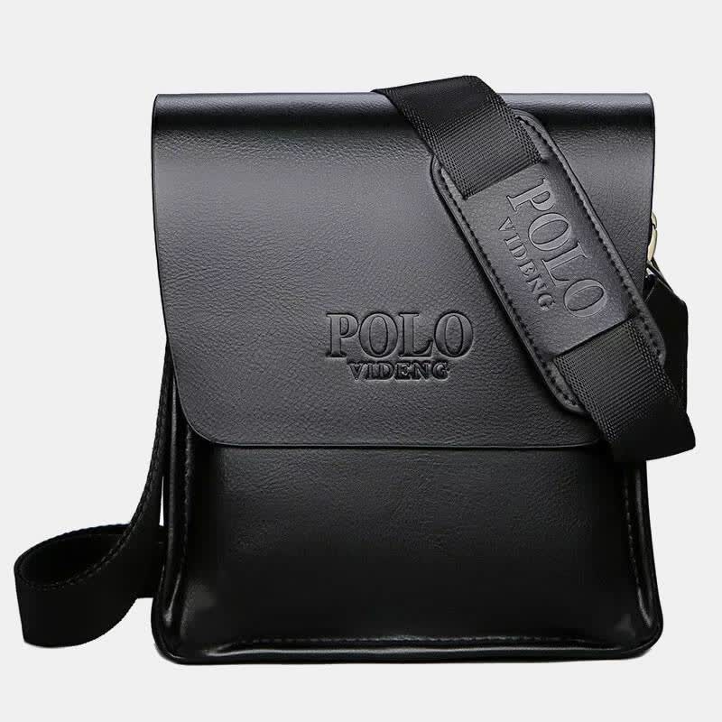 Klassische Messenger Bag mit mehreren Taschen und großem Fassungsvermögen