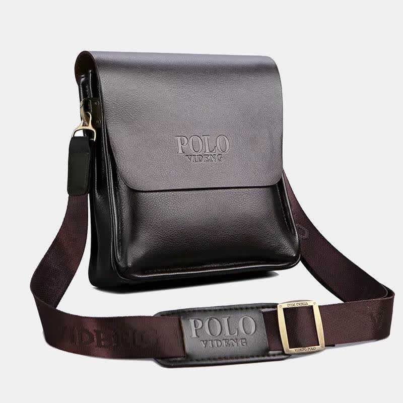 Klassische Messenger Bag mit mehreren Taschen und großem Fassungsvermögen