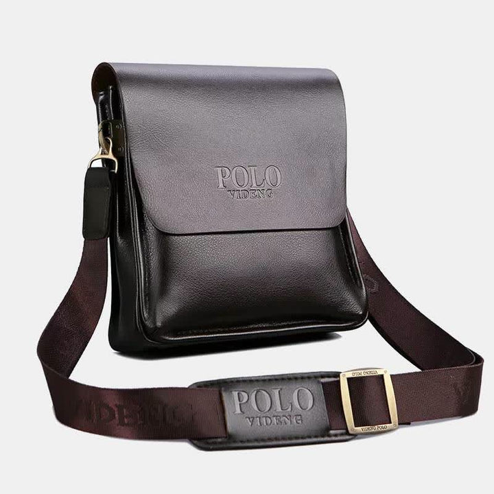 Klassische Messenger Bag mit mehreren Taschen und großem Fassungsvermögen