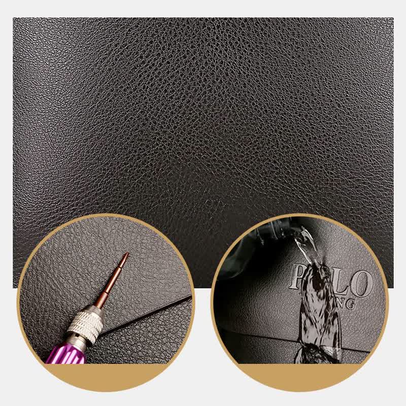Klassische Messenger Bag mit mehreren Taschen und großem Fassungsvermögen