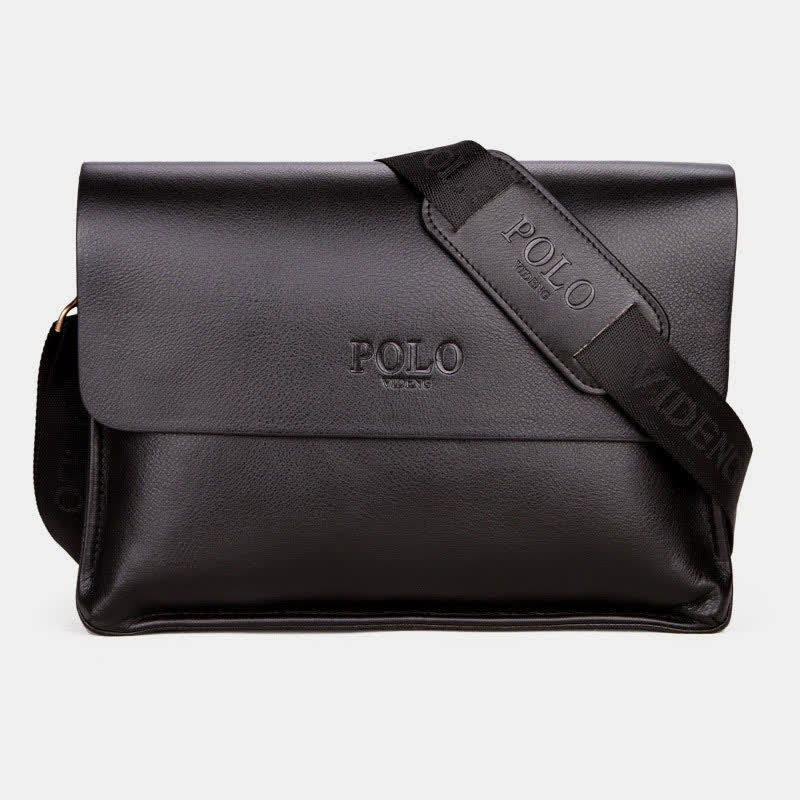 Klassische Messenger Bag mit mehreren Taschen und großem Fassungsvermögen