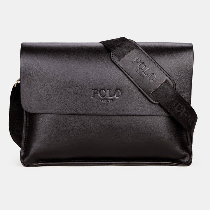 Klassische Messenger Bag mit mehreren Taschen und großem Fassungsvermögen