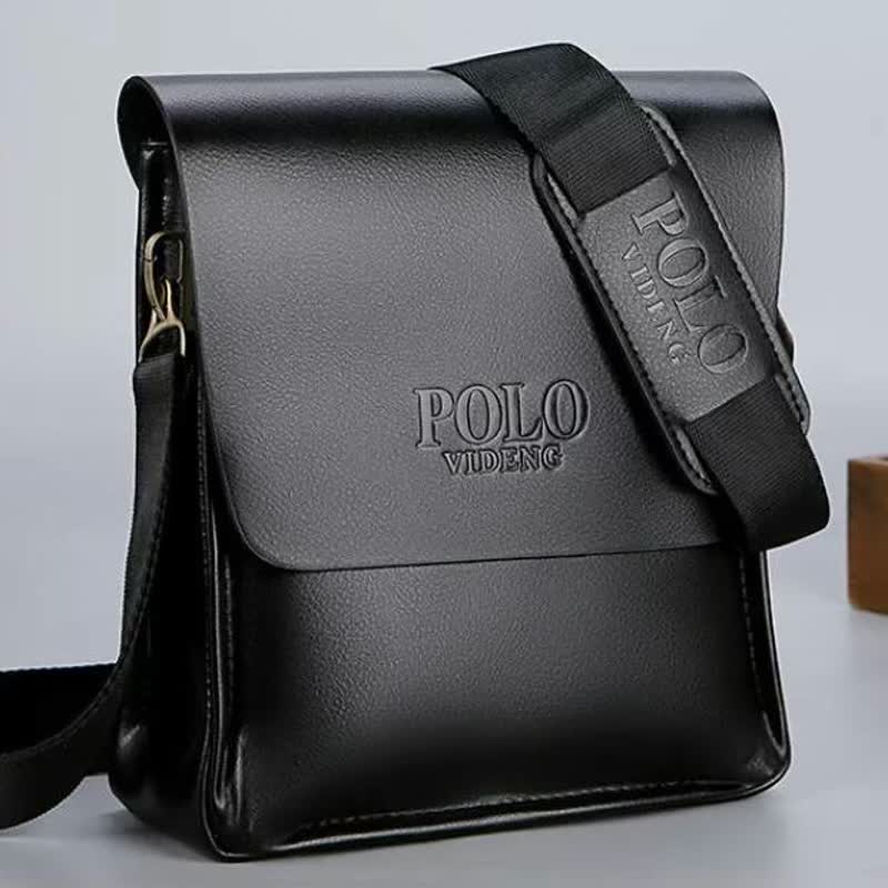 Klassische Messenger Bag mit mehreren Taschen und großem Fassungsvermögen