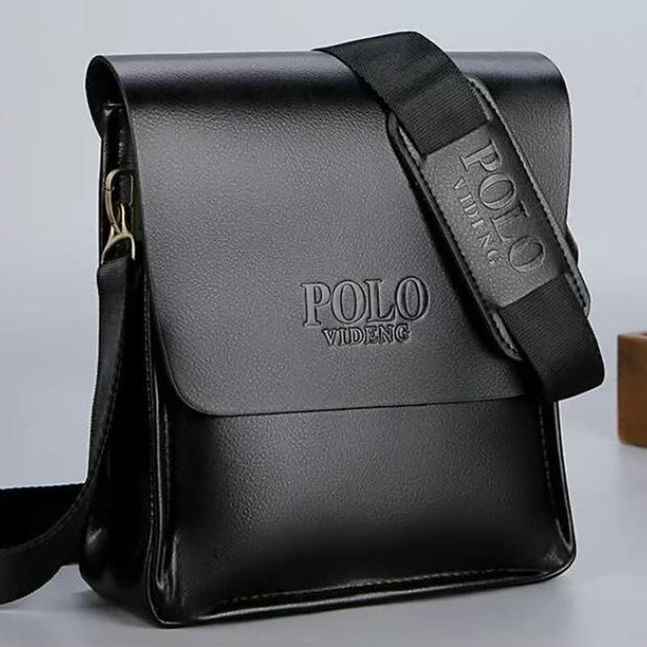 Klassische Messenger Bag mit mehreren Taschen und großem Fassungsvermögen