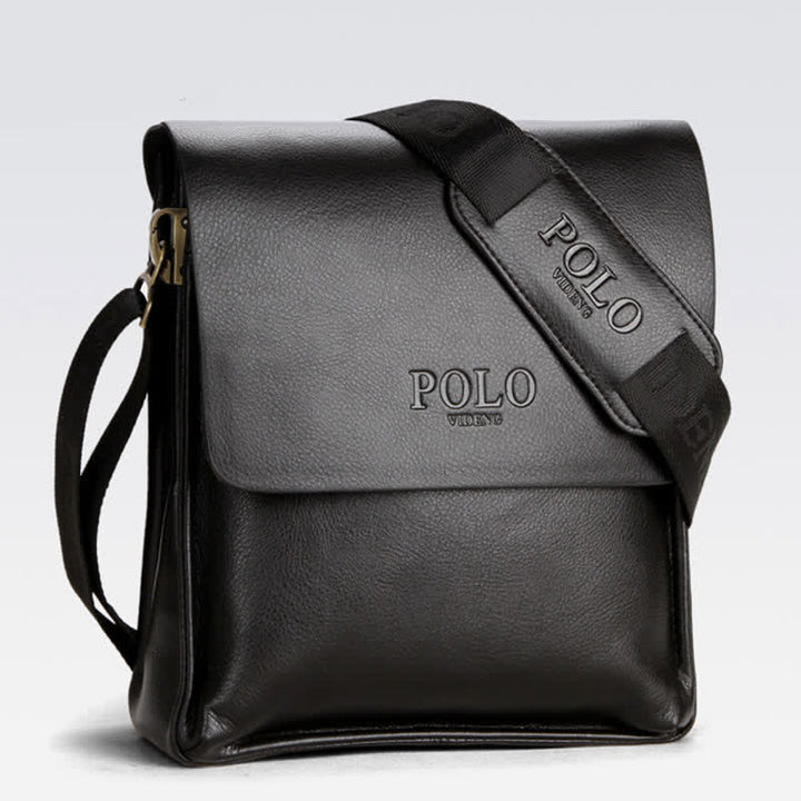 Klassische Messenger Bag mit mehreren Taschen und großem Fassungsvermögen