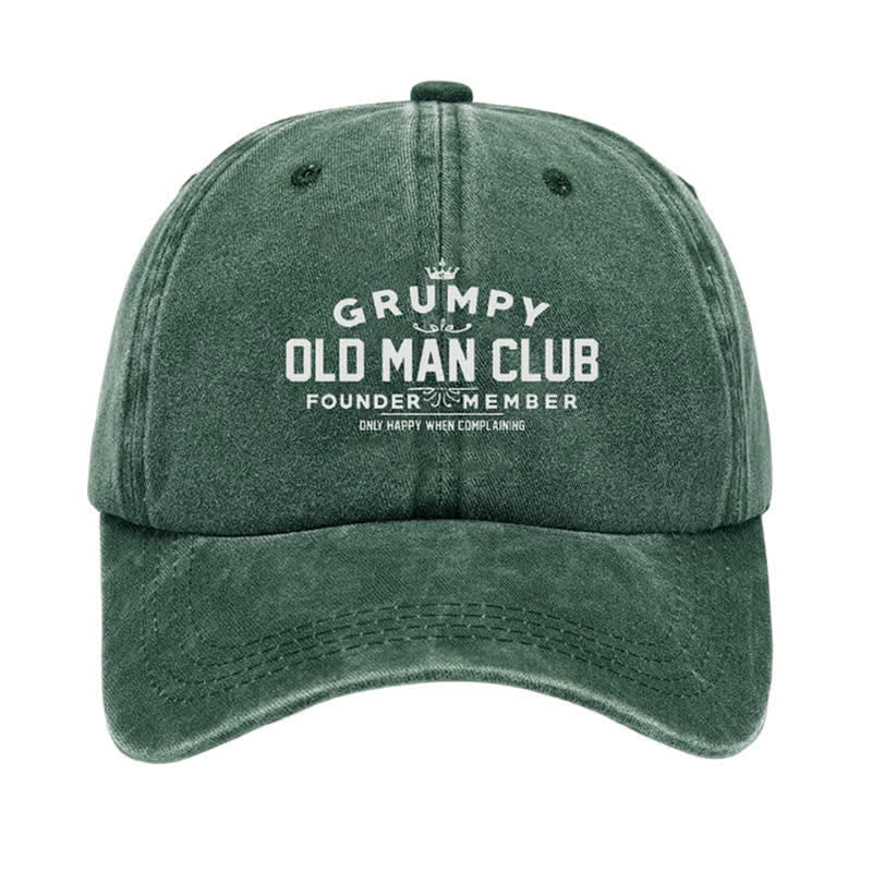 Grumpy Old Man Club Verstellbare Baseballkappe