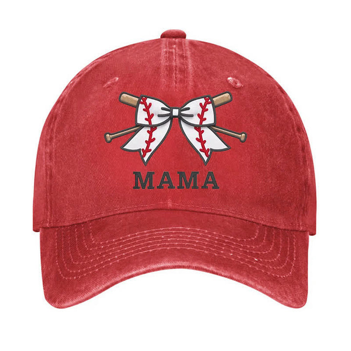 Baseball Mama Verstellbare Baseballkappe