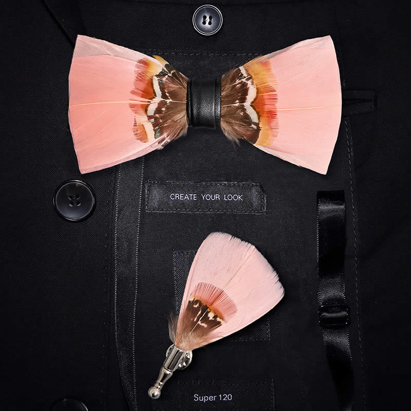 Kinder-Pop-Pink-Federfliege mit Reversnadel - Erwachsener - image 1