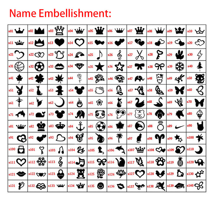 Gold Benutzerdefinierte Ihr Name Personalisierte Edelstahl Brosche