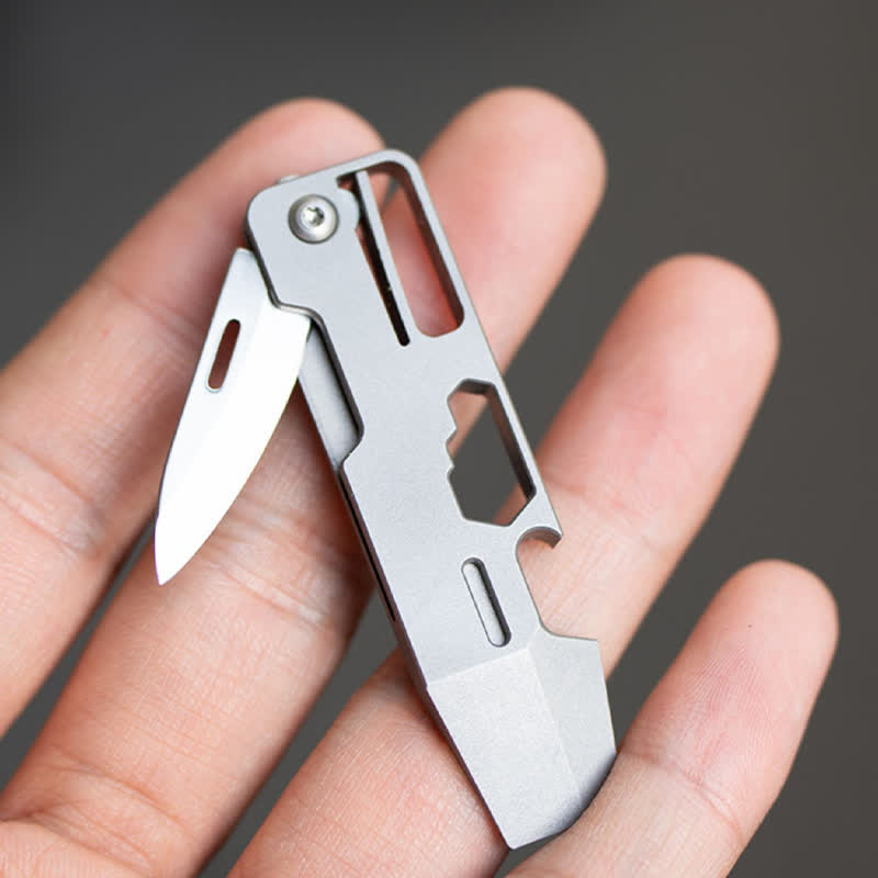 9-in-1-EDC-Tool, multifunktionales, faltbares Mini-Messer