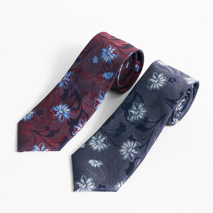 Anmutige Krawatte mit kleinem Gänseblümchen-Blumenmuster für Herren