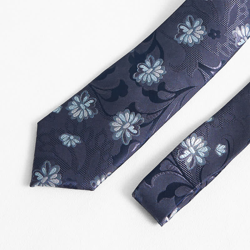 Anmutige Krawatte mit kleinem Gänseblümchen-Blumenmuster für Herren