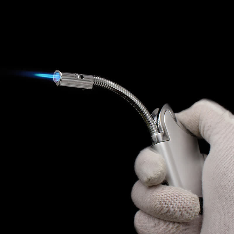 Flexibles langes Zündrohr LED-Taschenlampe Butanfeuerzeug