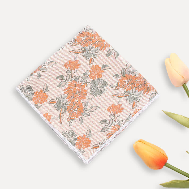Herrenkrawatte mit Chrysanthemen-Blumenmuster für den Freizeitbereich