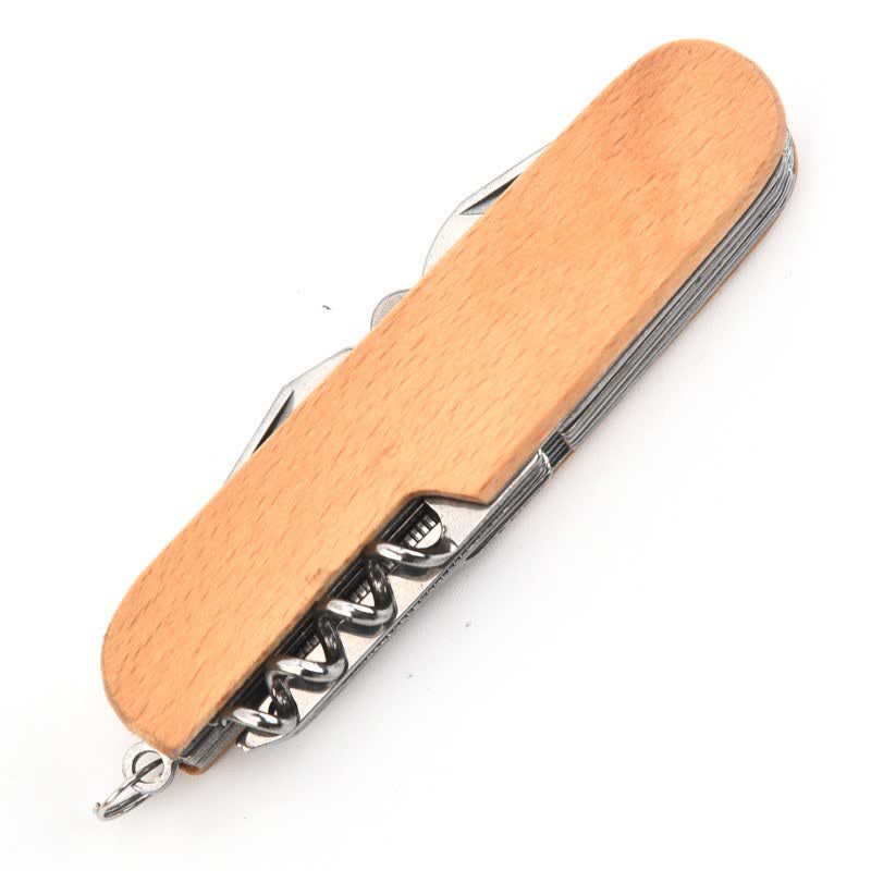 Custom Carving 11 in 1 Multifunktionsmesser Holz Flaschenöffner - Khaki - image 10