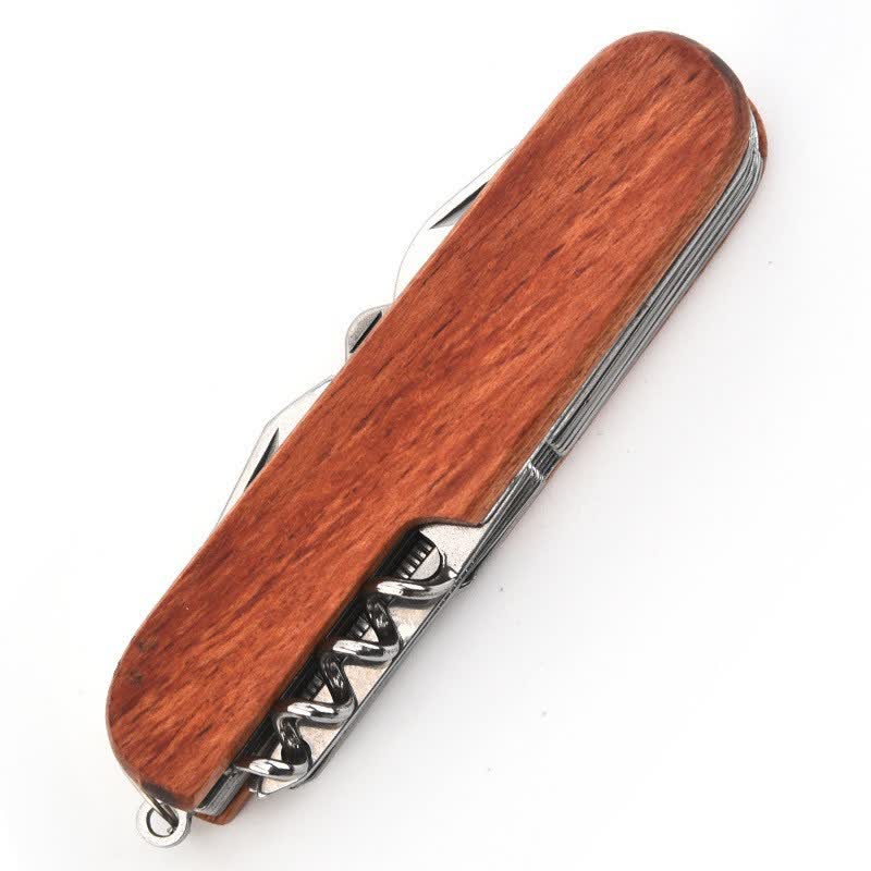Custom Carving 11 in 1 Multifunktionsmesser Holz Flaschenöffner - Braun - image 2