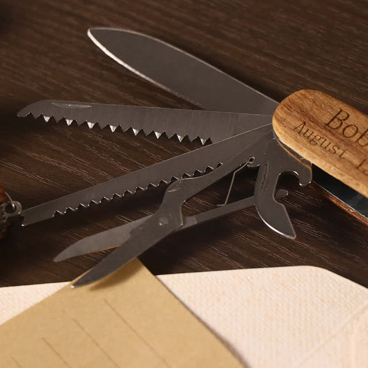 Custom Carving 11 in 1 Multifunktionsmesser Holz Flaschenöffner