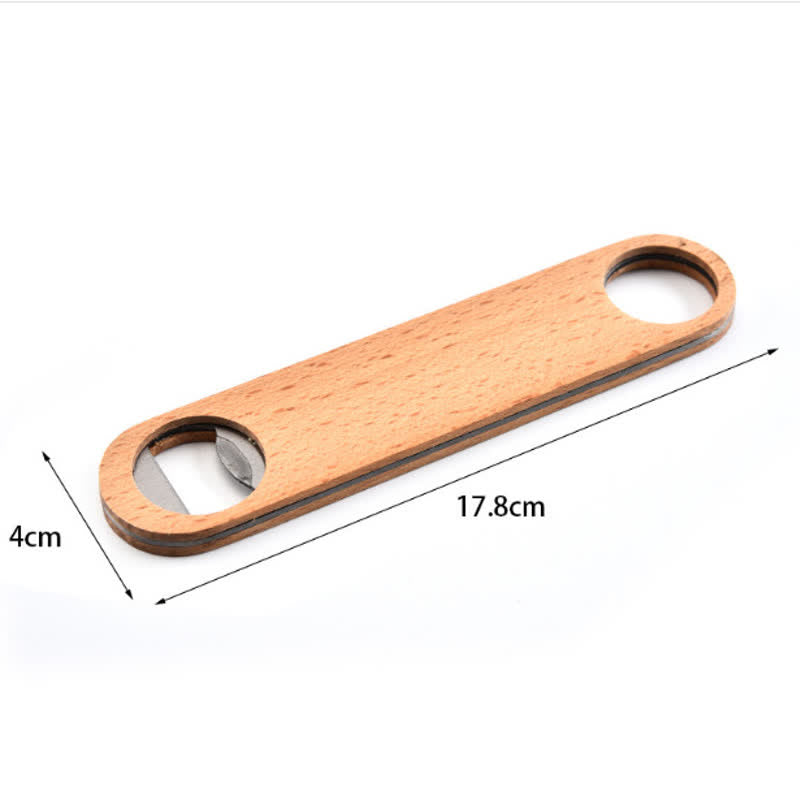Bräutigam Geschenk Custom Carving Holz Flaschenöffner