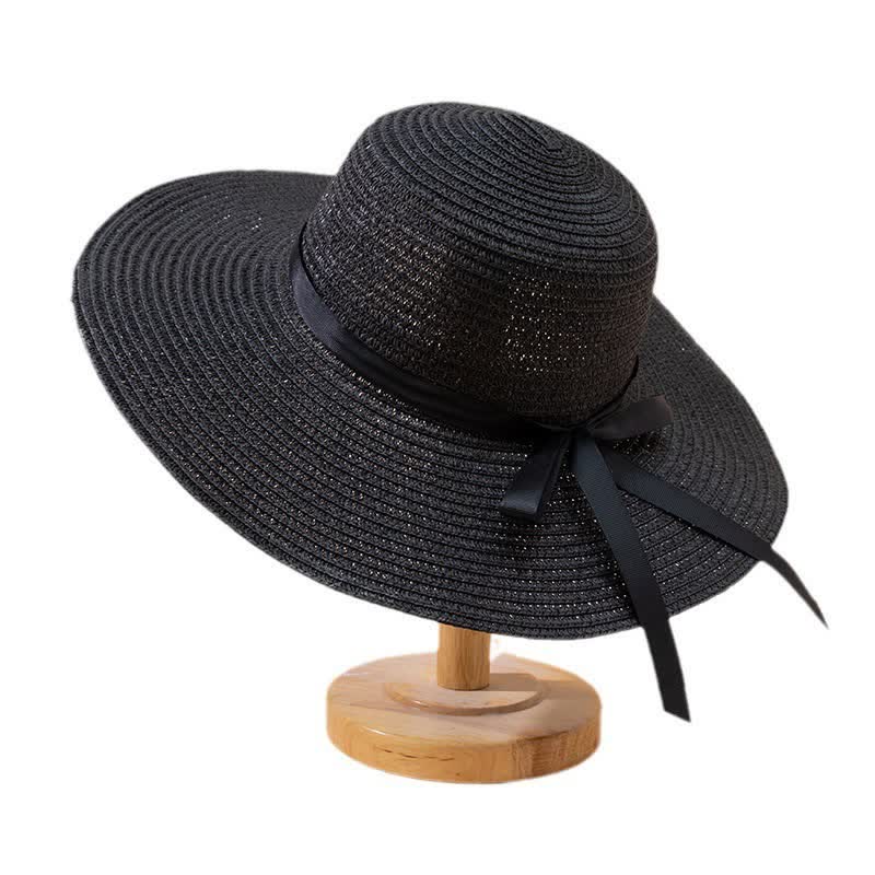 Damen benutzerdefinierte Name personalisierte Strand Stroh Fedora Hut