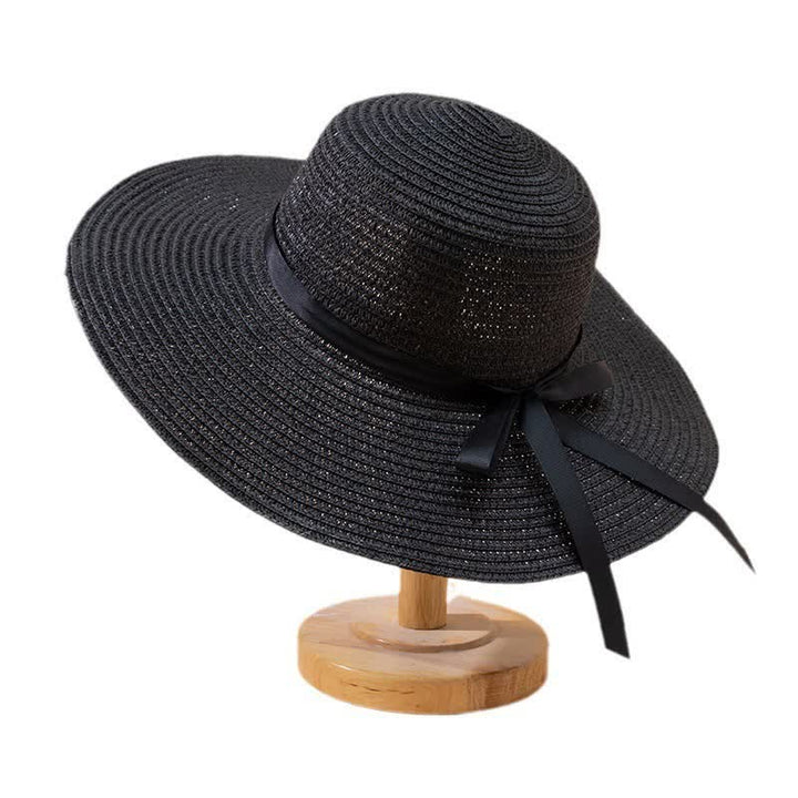 Damen benutzerdefinierte Name personalisierte Strand Stroh Fedora Hut