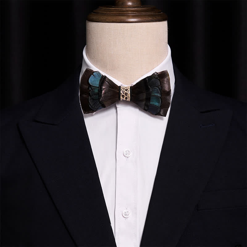 Lila & Blau Schlange Muster Federfliege